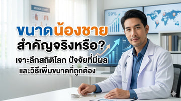 ขนาดน้องชายสำคัญจริงหรือ? เจาะลึกสถิติโลก ปัจจัยที่มีผล และวิธีเพิ่มขนาดที่ถูกต้อง